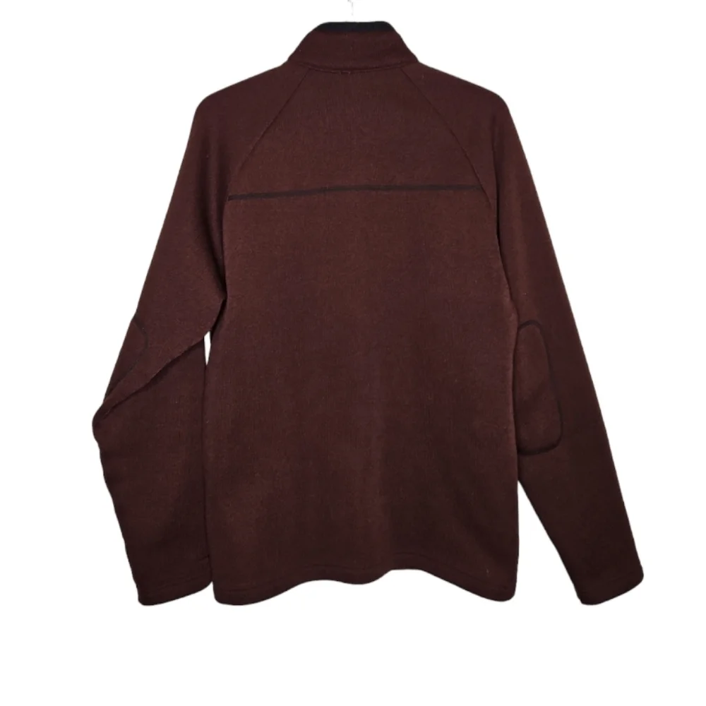 Columbia Titanium Omni Shield Spice Brown Fleece Backed Sweater Jacket Size S